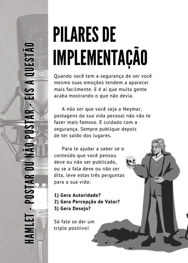 Página real do livro: Hamlet · Postar ou não postar